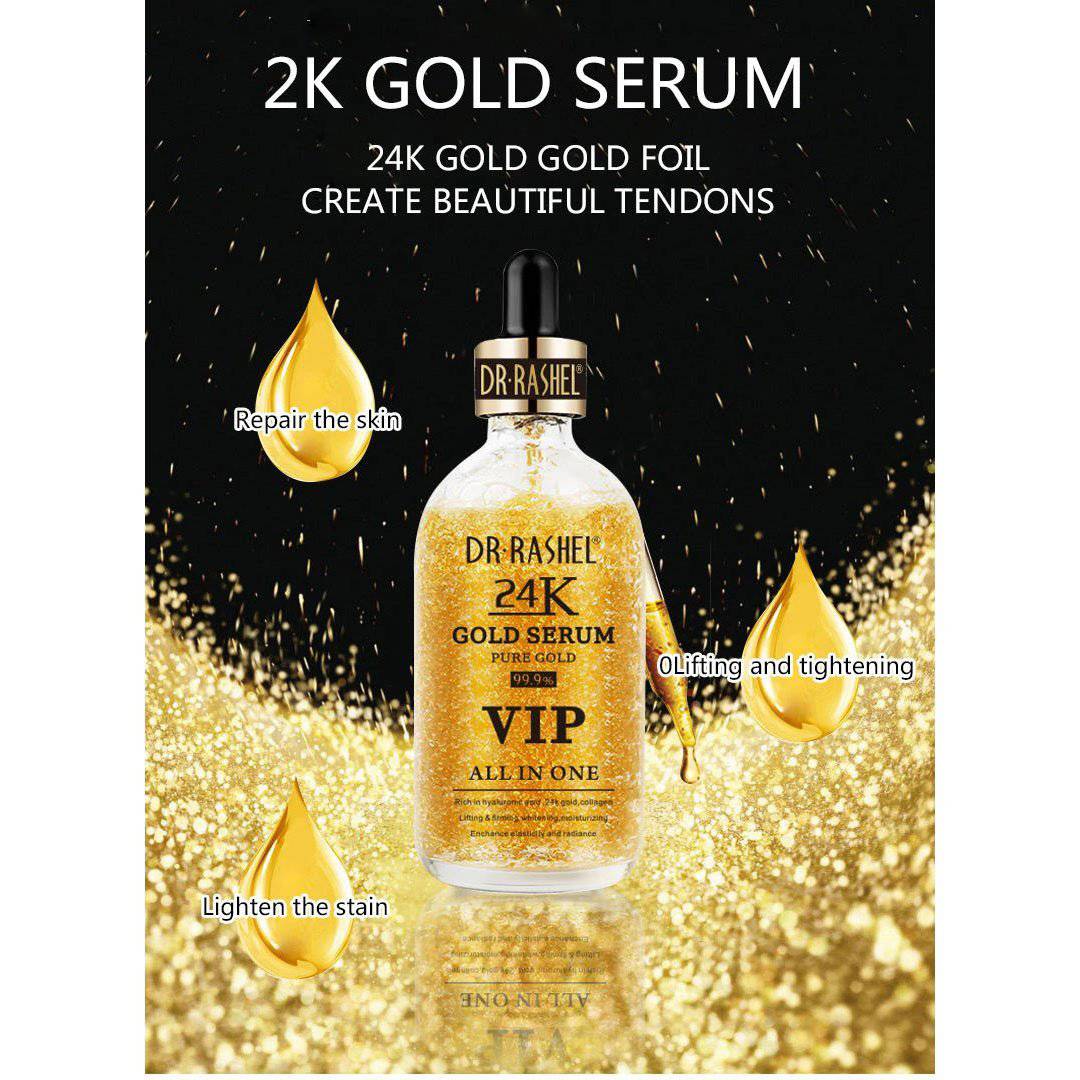 Dr.Rashel Gold Serum 99.9% VIP All In One Pure Gold - 50ml