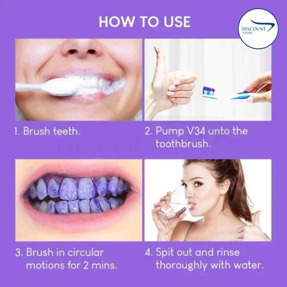 V34 Teeth Whitening Serum - (IMPORTED)