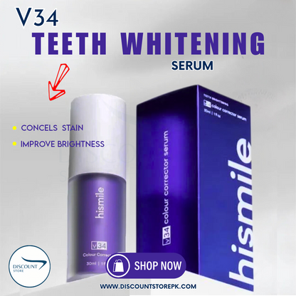 V34 Teeth Whitening Serum - (IMPORTED)