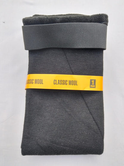 Knee Warmer - Woolen Blend Thermal Leg Warmers - 1 Pair Knee Pad - Unisex Elastic Knee Pads For Men & Women