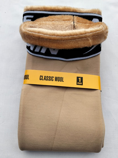 Knee Warmer - Woolen Blend Thermal Leg Warmers - 1 Pair Knee Pad - Unisex Elastic Knee Pads For Men & Women